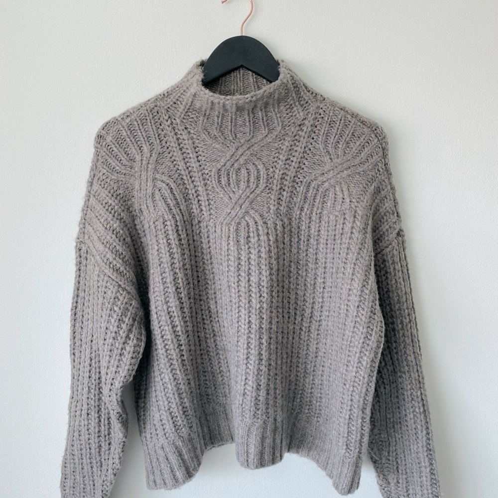 Aerie chunky knit turtle neck sweater
